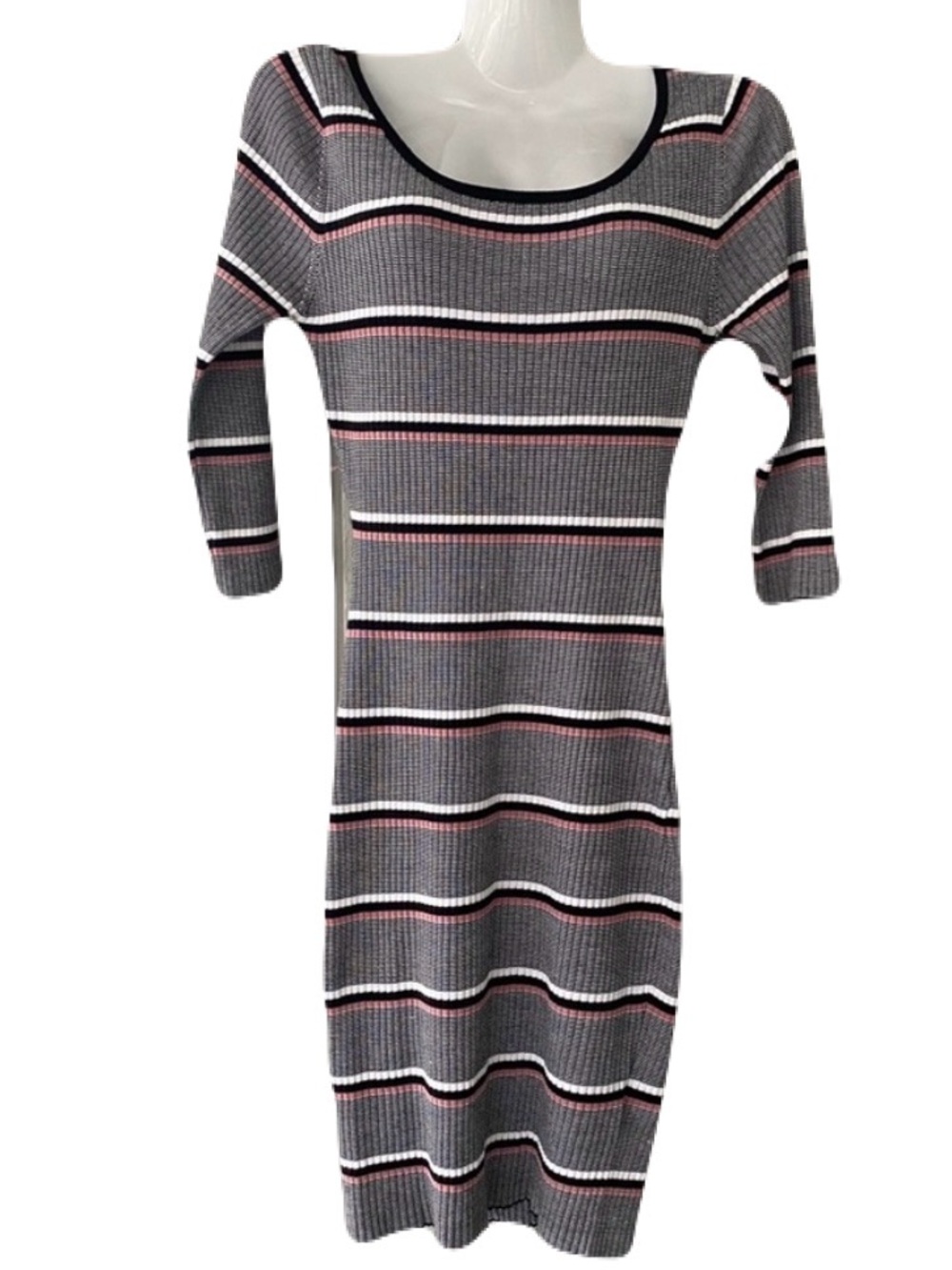 Striped Bodycon Dress Say What?
